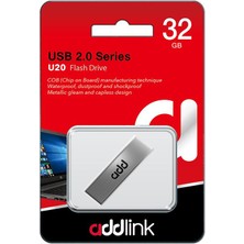 Addlink 32GB USB Flash Drive - Silver