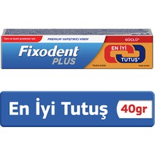 Fixodent Diş Protez Yapıştırıcı Krem Güçlü Tutuş 40G Aromasız Premium Formül