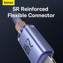 Crystal, 2.4 A Usb-A & Lightning Data ve Şarj Kablosu, 1.2 Metre, Mor, ‎CAJY000005