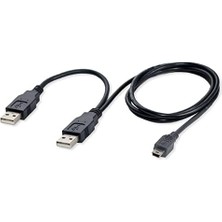 USB Y Giriş Mini 5 Pin HDD Hardisk Kamera Bağlantı Bağlantı 4529