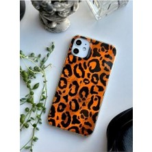 Go Aksesuar 11 Uyumlu Leopar Renk Geçişli Parlak Silikon Kourmalı Kılıf - Leopar