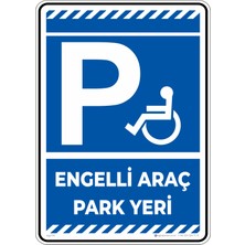 İsg Tabelam 35X50CM/FOSFORLU Kompozit/engelli Araç Park Yeri