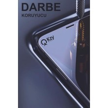 Kzy Iletişim 15 ile Uyumlu Tam Kaplayan 21D Temperli Ekran Koruyucu Cam