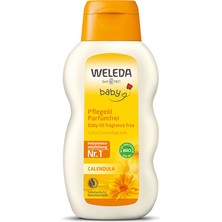 Weleda Organik Calendula Parfümsüz Bebek Yağı 200ML Nemlendirici Krem Hassas Ciltler İçin