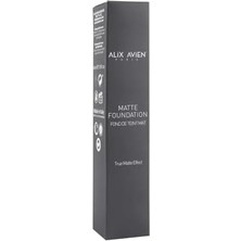Alıx Avıen Uzun Süre Kalıcı Doğal Mat Bitişli E Vitamini Içeren Mat Fondöten - Matte Foundation 407 True Sand