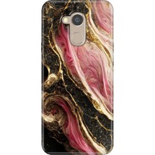 Grabono General Mobile Gm 8 Uyumlu Kılıf Desenli Silikon Renkli Tpu Uv Seattle Mermer