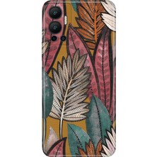 Grabono Infinix Hot 12 Kılıf Desenli Baskılı Esnek Silikon Kapak Yapraklar