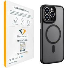 13 Pro Max Kılıf 6.7" Magsafe ile Uyumlu, Darbeye Dayanıklı Cep Telefon Kılıfı, Mat Arka Yüzey N56 Manyetik, Alüminyum Tuşlar, Bpa Içermez, Sararmaz Phone - Siyah