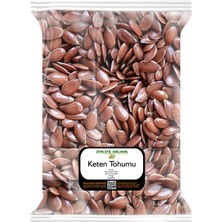 Zencefil Organik Keten Tohumu Tane 1 kg 1. Sınıf Öğütülmemiş Keten Tohumu
