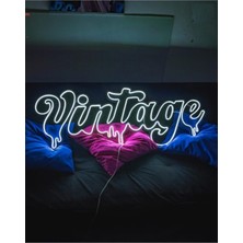 Neon LED Vintage Gece Lambası