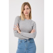 Polo State Kadın Basic Body Gri