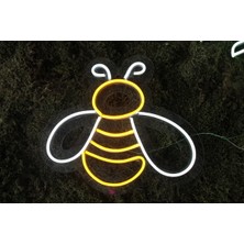 Neon Tabela Neon Dekoratif Duvar Aydınlatması Arı