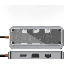 Getittir Newface Dönüştürücü 10IN1 Hub SW10V - Gri