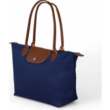 Tonny Black Kadın Lacivert Orta Boy Askılı El ve Omuz Çantası