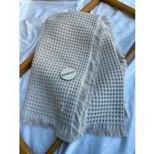 bebexy Pamuklu Havuz  Battaniye Bej