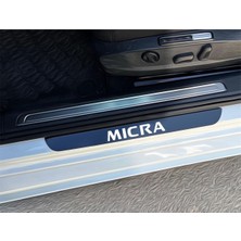 CarEste Micra Pleksi Kapı Eşiği Piano Black 4 Parça