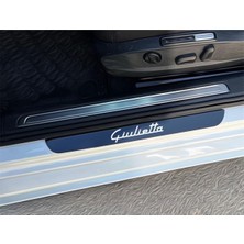 CarEste Guiletta Pleksi Kapı Eşiği Piano Black 4 Parça