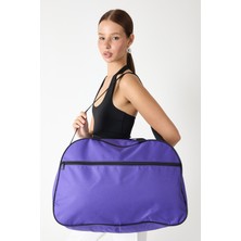 Tonny Black Unisex Mor Önü Fermuarlı Seyehat ve Spor Çantası