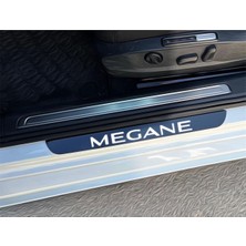 CarEste Megane Pleksi Kapı Eşiği Piano Black 4 Parça