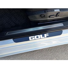CarEste Golf Pleksi Kapı Eşiği Piano Black 4 Parça