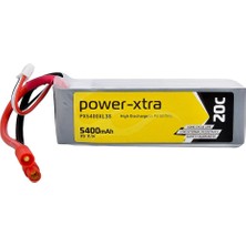 Power-Xtra PX5400XL3S - 3S2P - 11.1V 5400 Mah Li-Polymer Pil -20C