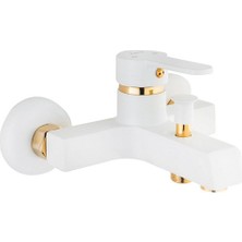 Stil Beyaz Gold Mix Banyo Bataryası 2 Yıl Garantili