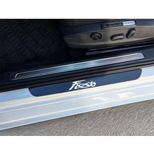CarEste Fiesta Pleksi Kapı Eşiği Piano Black 4 Parça