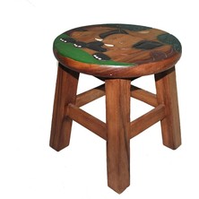 Livenda Filli Ahşap Çocuk Taburesi ST00122