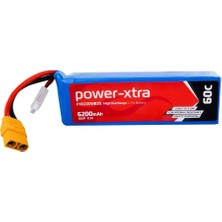 Power-Xtra PX6200WB3S - 3S1P - 11.1V 6200 Mah Li-Polymer Pil - 60C