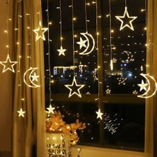 Ett Ay ve Yıldız Perde LED Işık Dinç Store - 004982