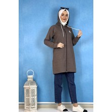 Fermuarlı Kap Kahve