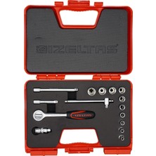 İzeltaş Izeltaş 1107006015 15 Li 1/4" Karbüratör Lokma Takımı