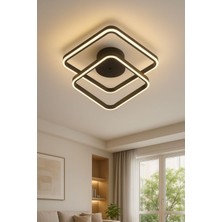 Avizem Ledlı Avize 25*25 Plofenyer Siyah