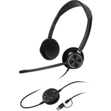 Inbertec C25DM Duo Çağrı Merkezi Kulaklığı