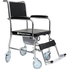 Wipperman Yer Kaplamayan Tasarımlı 505 Model U Tipi Tekerlekli  Sandalye