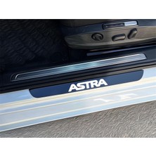 CarEste Astra Pleksi Kapı Eşiği Piano Black 4 Parça