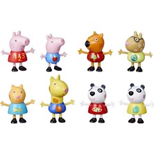 Peppa Pig 8 Figürlü Paket, Peppa ve George Pig, Peggi Panda, Mollie Mieze ve Daha Fazlası, 3 Yaş ve Üstü Çocuklar