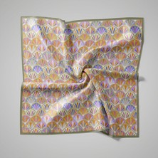 Piramit Naturel Eşarp | Yelpaze