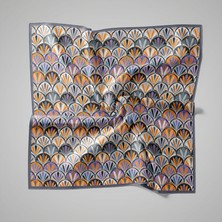 Piramit Naturel Eşarp | Yelpaze