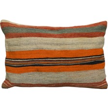 Kilim Antik El Dokuma Dekoratif Kilim Kırlent Yastık Kılıfı 1397 - Yeni - Çok Renkli