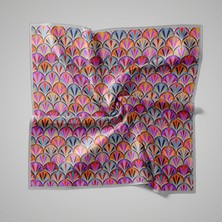 Piramit Naturel Eşarp | Yelpaze