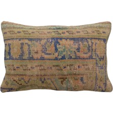 Kilim Antik El Dokuma Dekoratif Halı Kırlent Yastık Kılıfı 1383 - Vintage - Çok Renkli