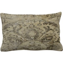 Kilim Antik El Dokuma Dekoratif Halı Kırlent Yastık Kılıfı 1386 - Vintage - Çok Renkli