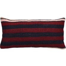 Kilim Antik El Dokuma Dekoratif Lumbar Kilim Kırlent Yastık Kılıfı 1415 - Yeni - Çok Renkli