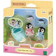 Osense  5695 Sylvanian Families Penguen Bebekler Araba Keyfi +4 Yaş