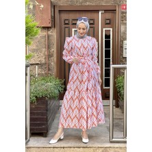 Moda Çizgi Tesettür Elbise