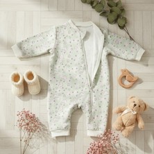 Babyilay Uyku Tulumu %100 Pamuklu, Kalp Temalı Tulum | Unisex Bebek- Çocuk Uyku Tulumu 1-8 Yaş
