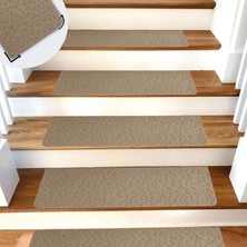 Tink Devetüyü Kaydırmaz Keçe Merdiven Matı 22X75 cm - 15 Adet