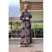 Moda Çizgi Tesettür Elbise