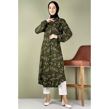 Moda Çizgi Desenli Tunik